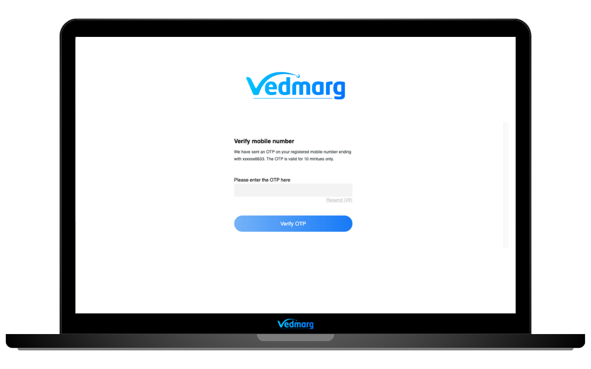 two-factor-authentication-school-erp-software - otp login page