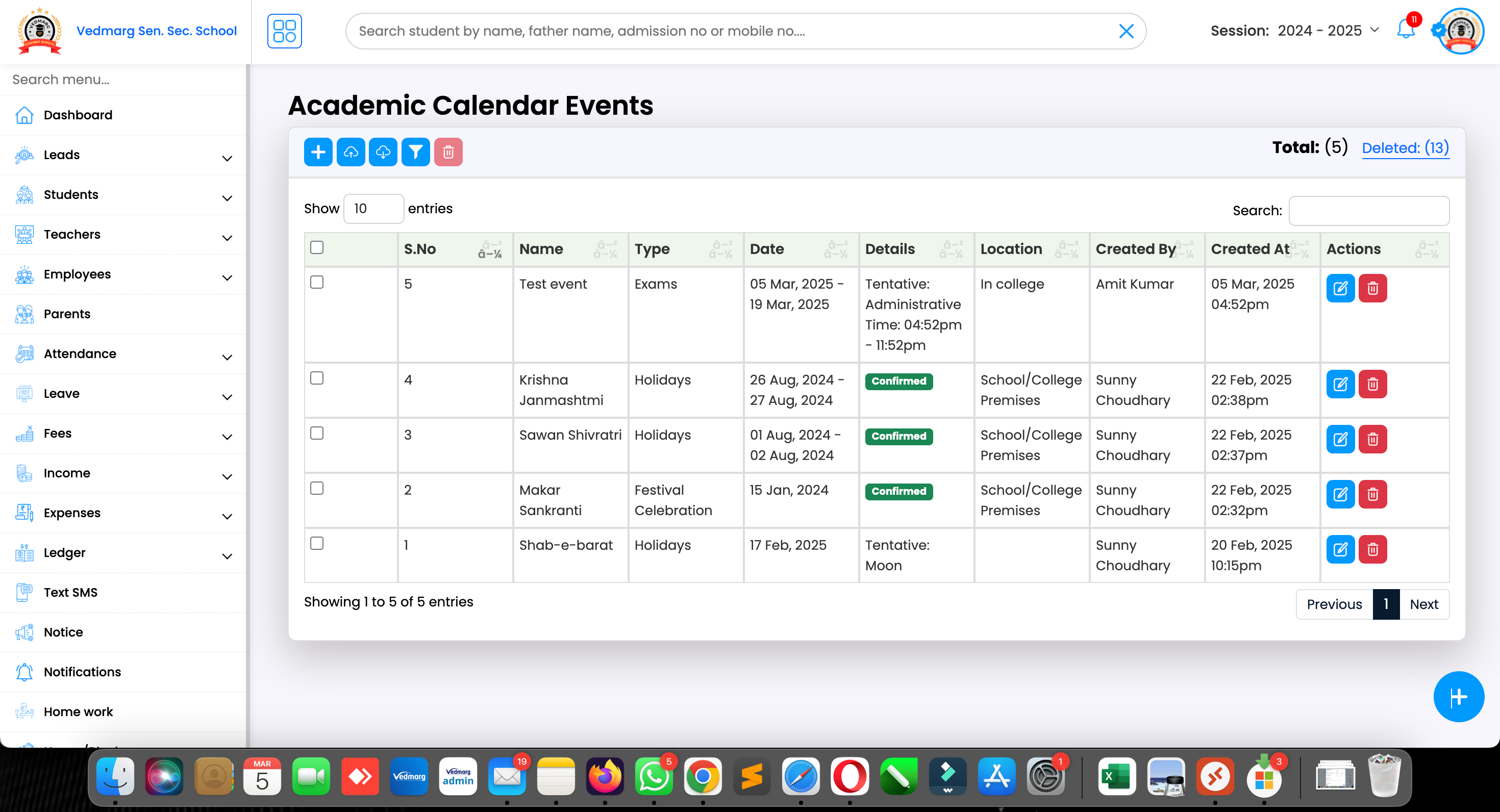CBSE Academic Calendar 2025-26
