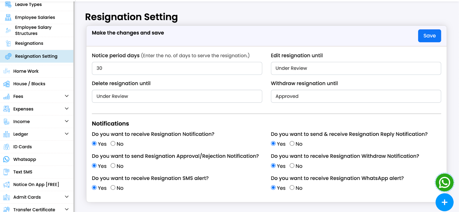 Payroll software mobile app