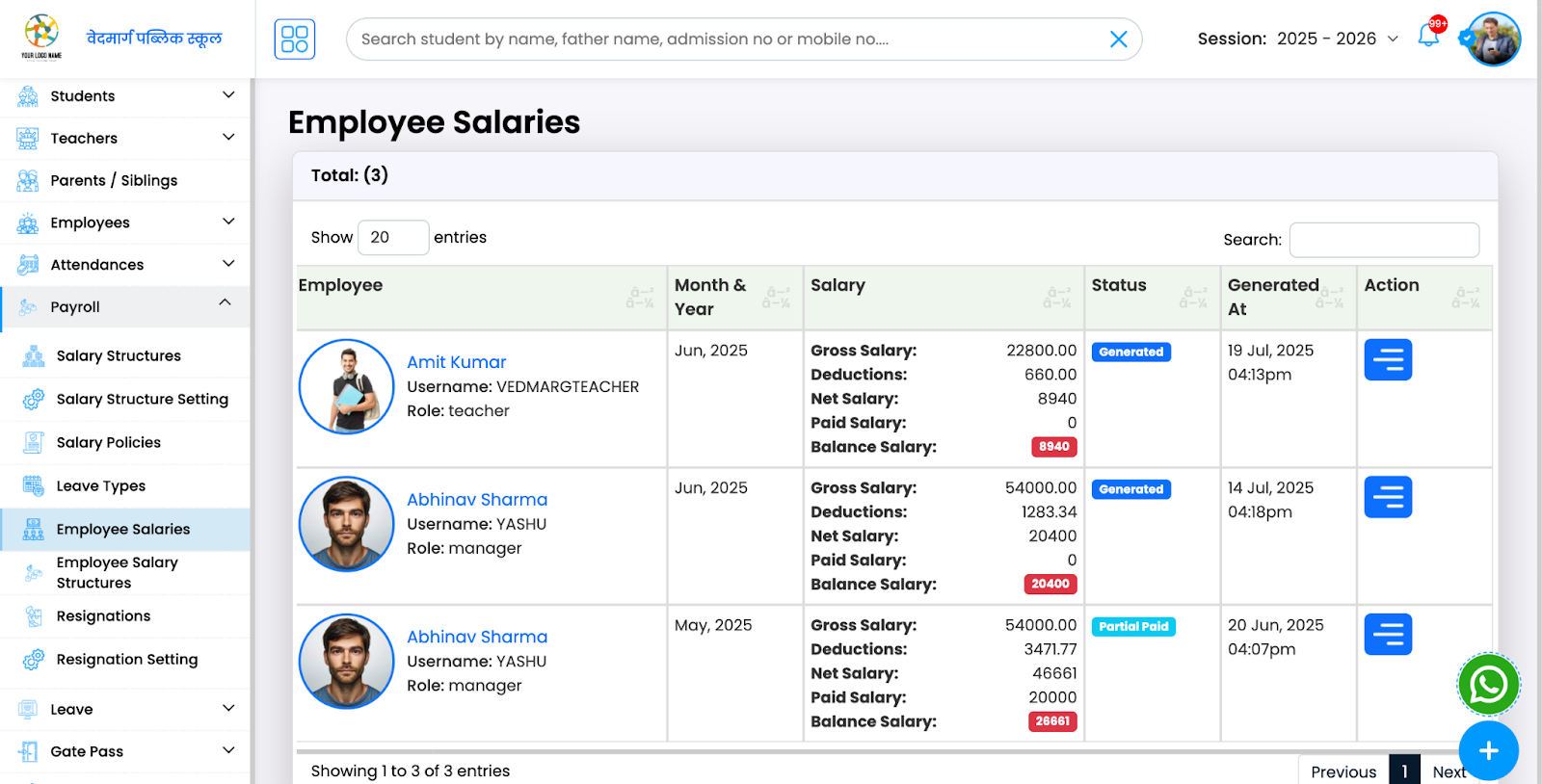 payroll processing automation 