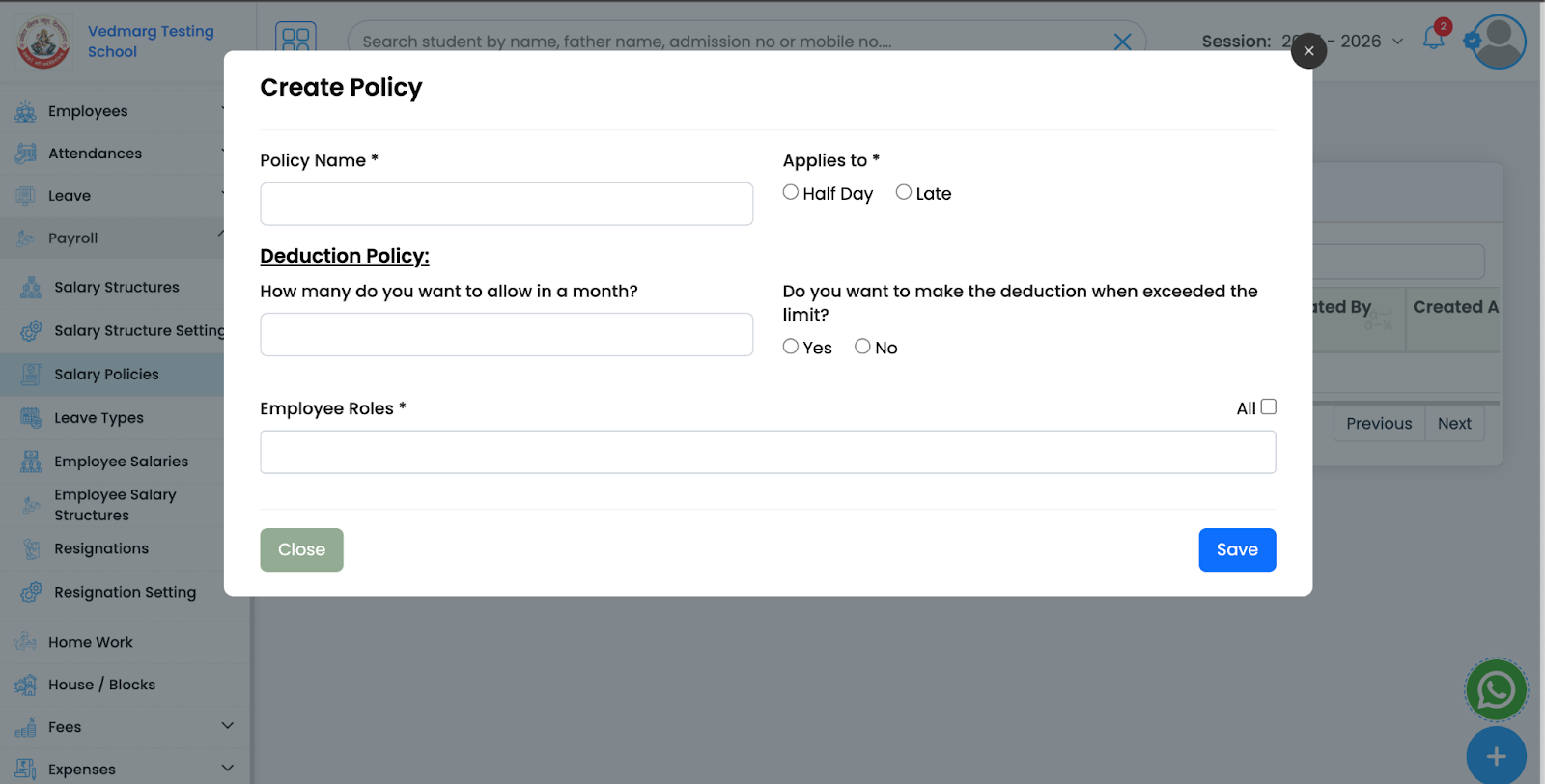 Tax calculation using payroll software