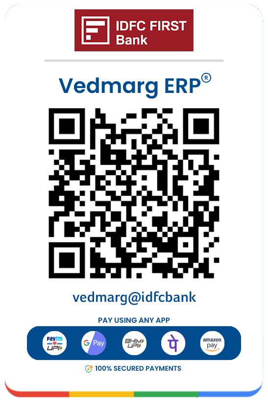 Vedmarg-ERP-QR-IDFC-Bank