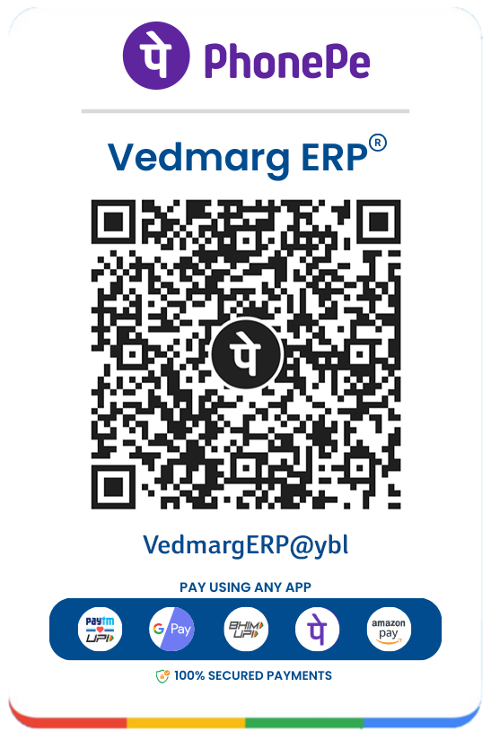 Vedmarg ERP QR Code - PhonePe QR