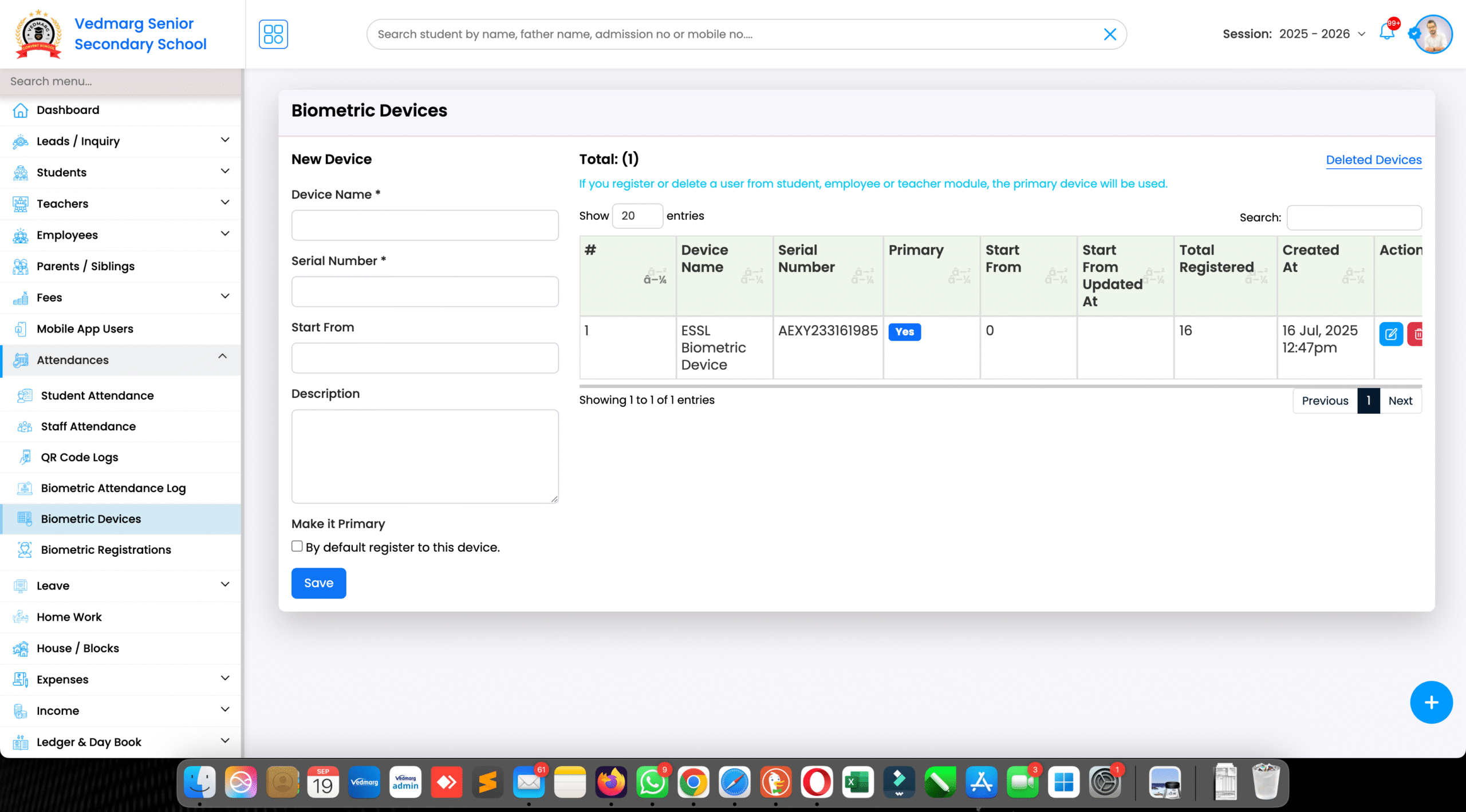 image scaled - How to Setup Biometric Device with Vedmarg EdTech ERP – Setup, Real-Time Attendance, SMS Alerts