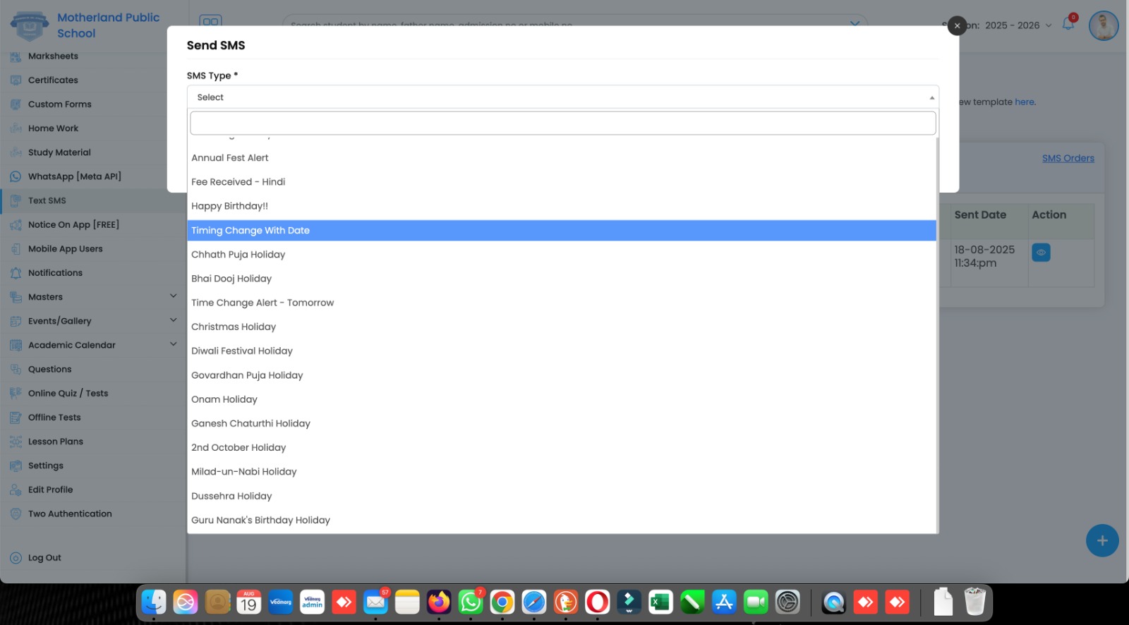 New SMS Templates Added - DLT & TRAI Approved