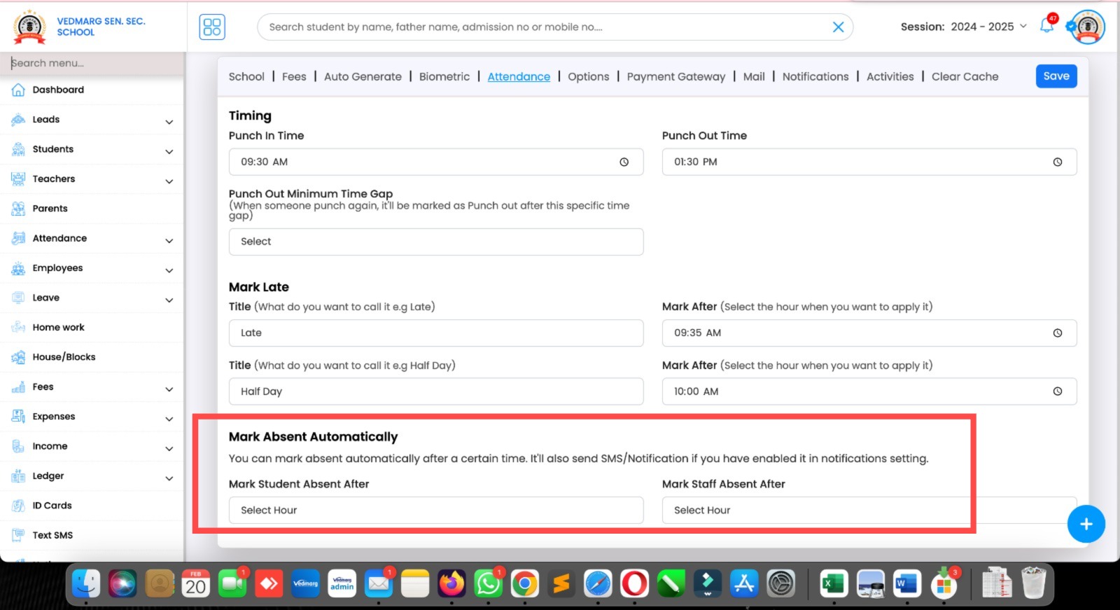 New Update - Attendance