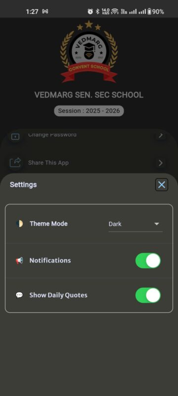New Updates-Vedmarg dark mode