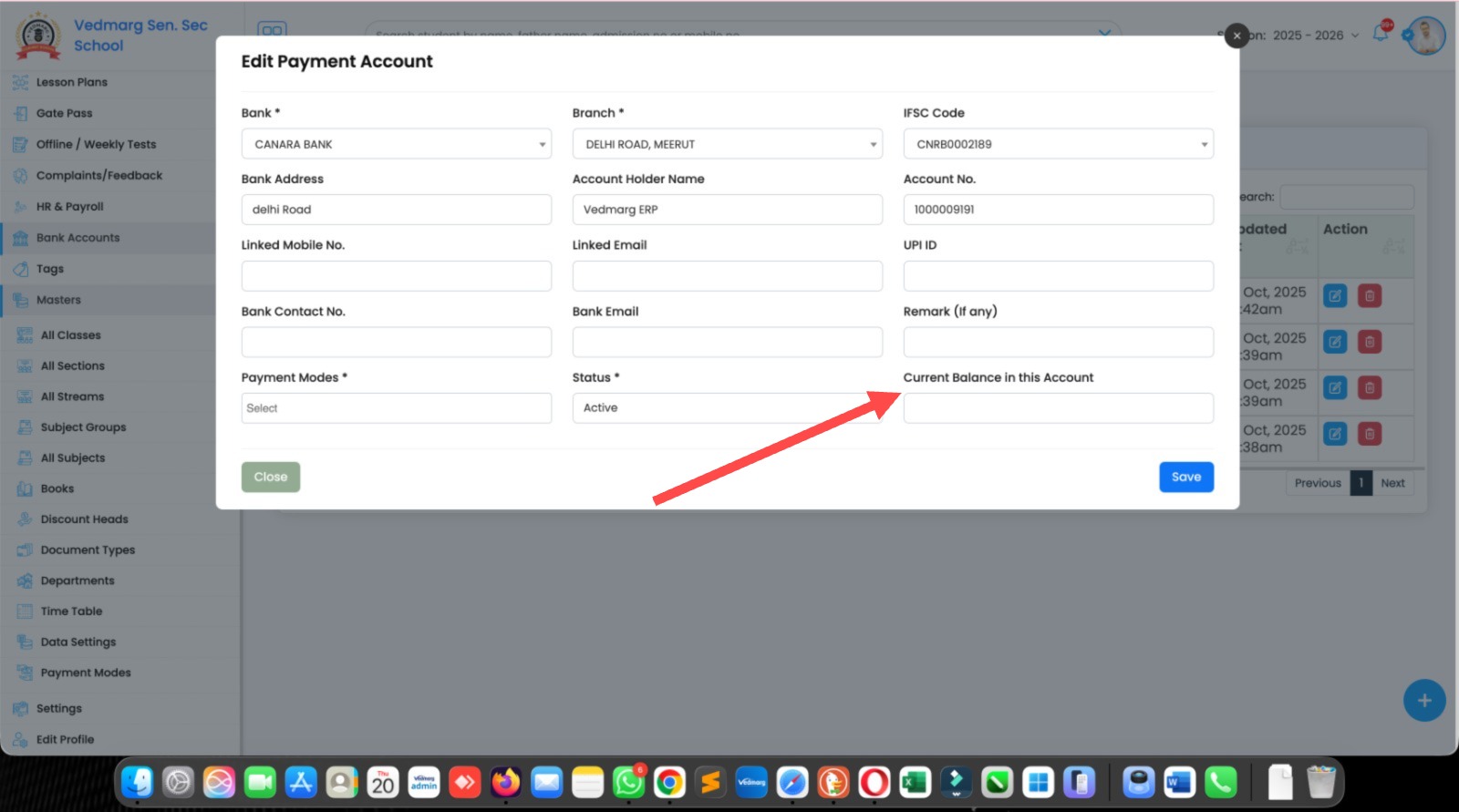 When you add a new bank account, you have multiple options